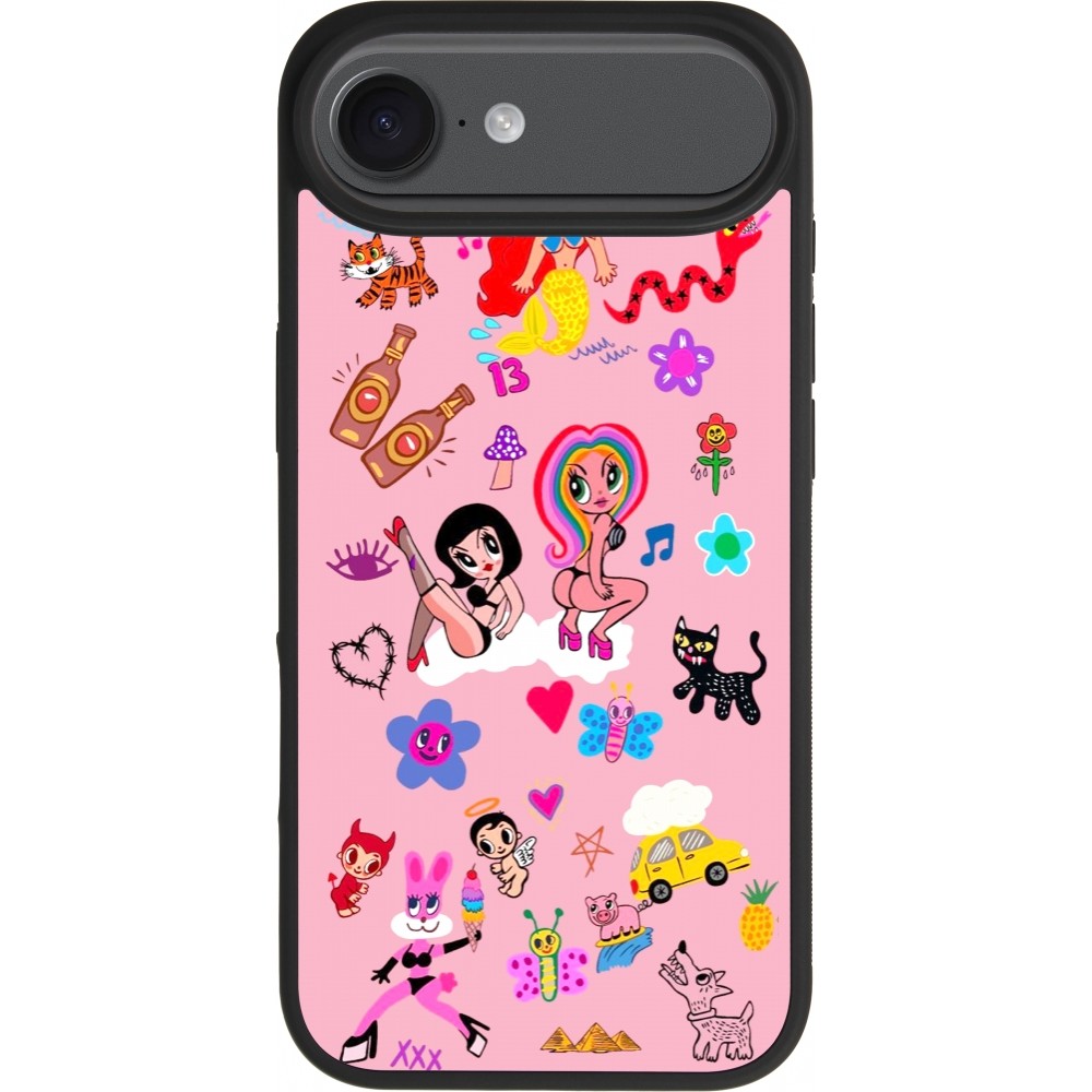 Coque iPhone Air - Silicone rigide noir Karol G La Bichota Manana Sera Bonito