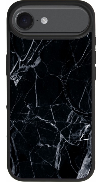 iPhone Air Case Hülle - Silikon schwarz Marble Black 01