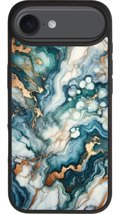 iPhone Air Case Hülle - Silikon schwarz Grüner Blauer Goldener Marmor