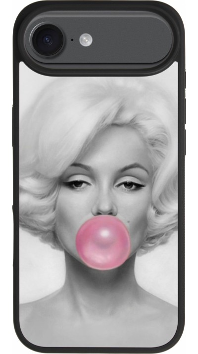 iPhone Air Case Hülle - Silikon schwarz Marilyn Bubble