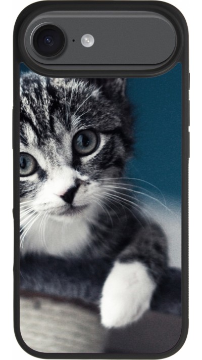 iPhone Air Case Hülle - Silikon schwarz Meow 23