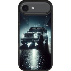 Coque iPhone Air - Silicone rigide noir Mercedes G AMG Night