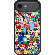 iPhone Air Case Hülle - Silikon schwarz Mixed cartoons