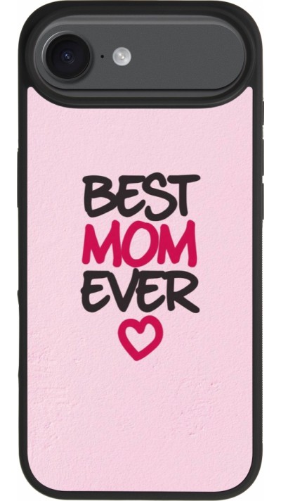 iPhone Air Case Hülle - Silikon schwarz Mom 2023 best Mom ever pink