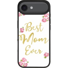 Coque iPhone Air - Silicone rigide noir Mom 2024 best Mom ever