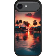 iPhone Air Case Hülle - Silikon schwarz Paradies Malediven