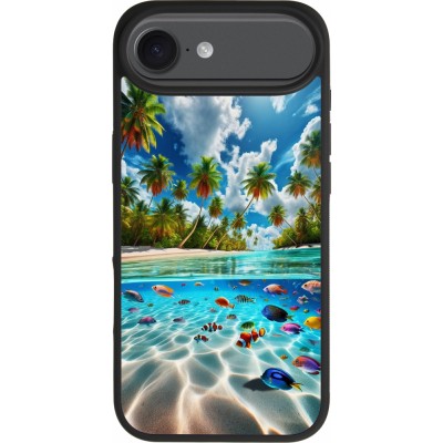 iPhone Air Case Hülle - Silikon schwarz Strandparadies