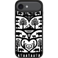 Coque iPhone Air - Silicone rigide noir Poya Suisse 2