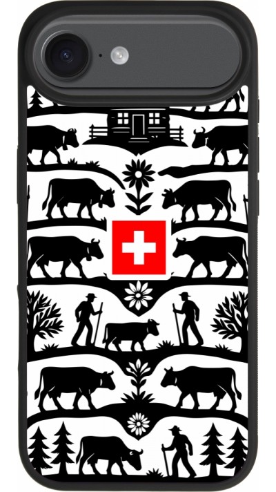 Coque iPhone Air - Silicone rigide noir Poya Suisse 3 Coque iPhone Air - Silicone rigide noir Poya Suisse 3