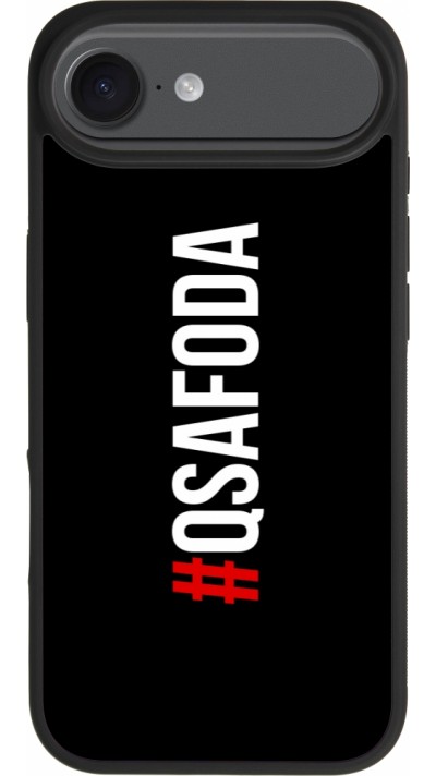 Coque iPhone Air - Silicone rigide noir Qsafoda 1 Coque iPhone Air - Silicone rigide noir Qsafoda 1