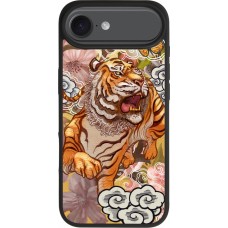 Coque iPhone Air - Silicone rigide noir Spring 23 japanese tiger