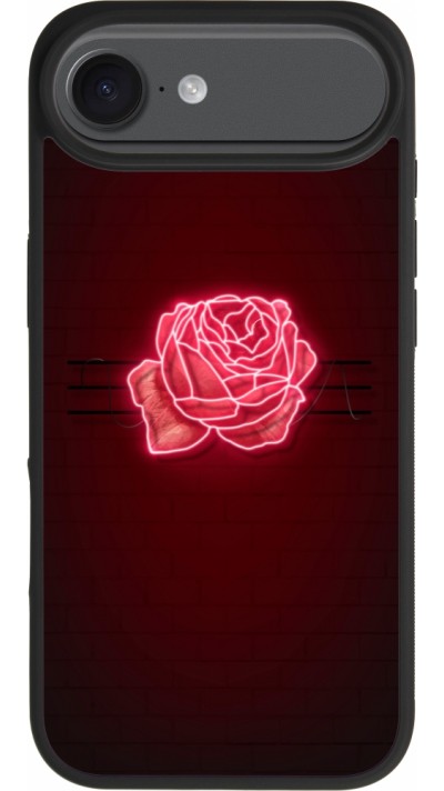Coque iPhone Air - Silicone rigide noir Spring 23 neon rose Coque iPhone Air - Silicone rigide noir Spring 23 neon rose