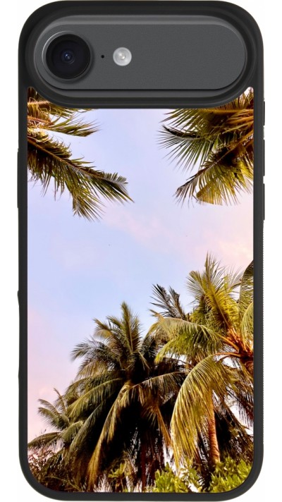 Coque iPhone Air - Silicone rigide noir Summer 2023 palm tree vibe Coque iPhone Air - Silicone rigide noir Summer 2023 palm tree vibe