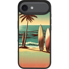 iPhone Air Case Hülle - Silikon schwarz Surf Paradise