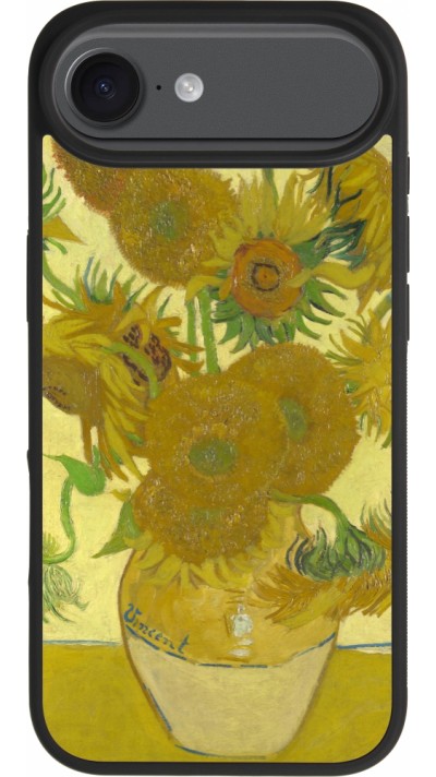 Coque iPhone Air - Silicone rigide noir Tableau art - Les Tournesols - Van Gogh Coque iPhone Air - Silicone rigide noir Tableau art - Les Tournesols - Van Gogh