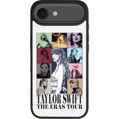 Coque iPhone Air - Silicone rigide noir Taylor Swift The Eras Tour
