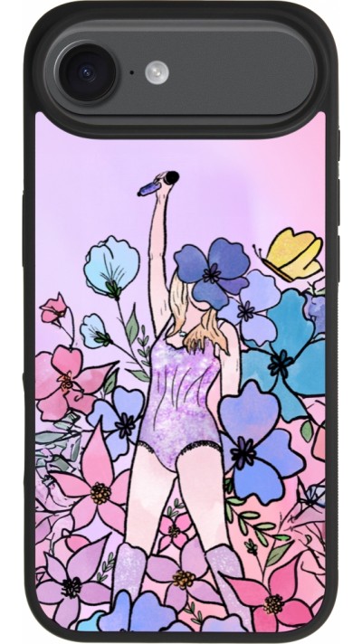 Coque iPhone Air - Silicone rigide noir Taylor Swift Sketch - Pink Coque iPhone Air - Silicone rigide noir Taylor Swift Sketch - Pink