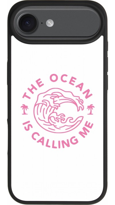 Coque iPhone Air - Silicone rigide noir The Ocean is calling me Coque iPhone Air - Silicone rigide noir The Ocean is calling me