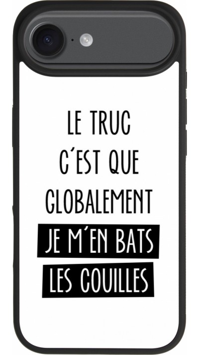 iPhone Air Case Hülle - Silikon schwarz Le truc globalement bats les couilles