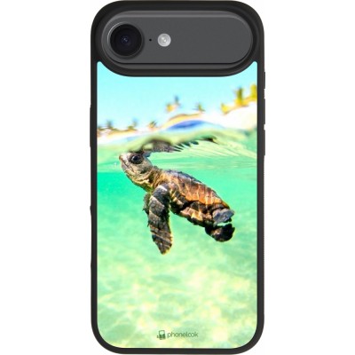 iPhone Air Case Hülle - Silikon schwarz Turtle Underwater