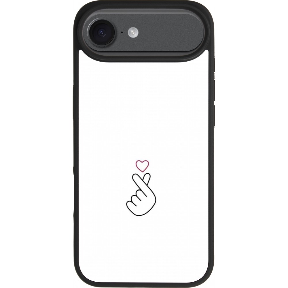 iPhone 17 Air Case Hülle - Silikon schwarz Valentine 2024 heat by Millennials