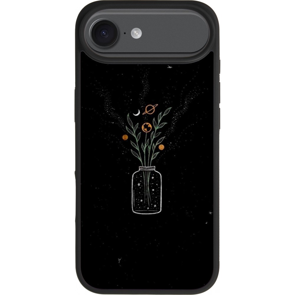 iPhone 17 Air Case Hülle - Silikon schwarz Vase black