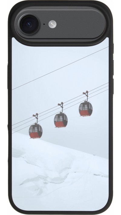 iPhone 17 Air Case Hülle - Silikon schwarz Winter 22 ski lift