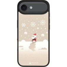 iPhone 17 Air Case Hülle - Silikon schwarz Weihnachten 2023 Minimalistischer Weihnachtsmann