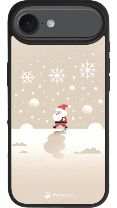 iPhone 17 Air Case Hülle - Silikon schwarz Weihnachten 2023 Minimalistischer Weihnachtsmann