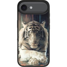 Coque iPhone 17 Air - Silicone rigide noir Zen Tiger