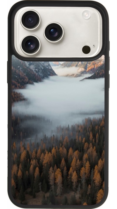 iPhone 17 Pro Max Case Hülle - Silikon schwarz Autumn 22 forest lanscape