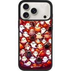 iPhone 17 Pro Max Case Hülle - Silikon schwarz Gespenster Herbst niedlich