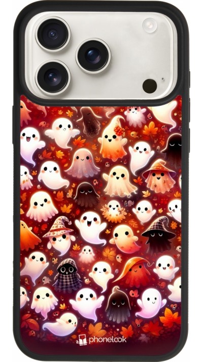iPhone 17 Pro Max Case Hülle - Silikon schwarz Gespenster Herbst niedlich