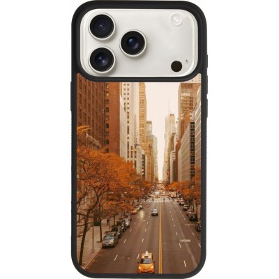 iPhone 17 Pro Max Case Hülle - Silikon schwarz Autumn 2024 New York city