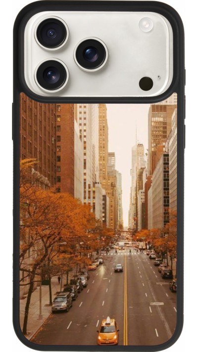 iPhone 17 Pro Max Case Hülle - Silikon schwarz Autumn 2024 New York city