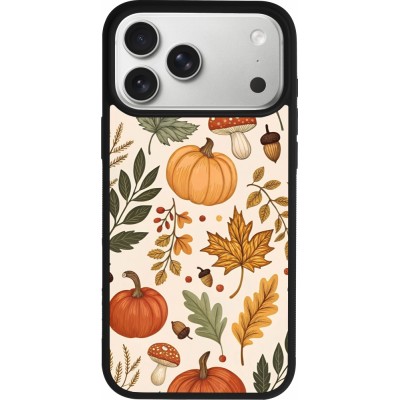 iPhone 17 Pro Max Case Hülle - Silikon schwarz Autumn 25 Autumn pattern