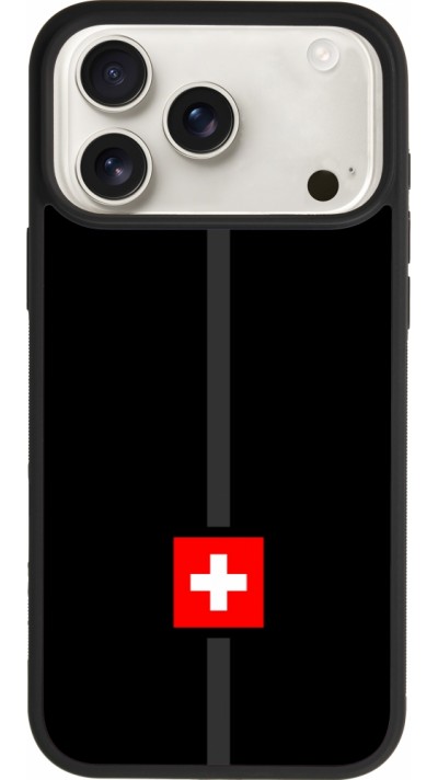 iPhone 17 Pro Max Case Hülle - Silikon schwarz Kanton CH schwarz
