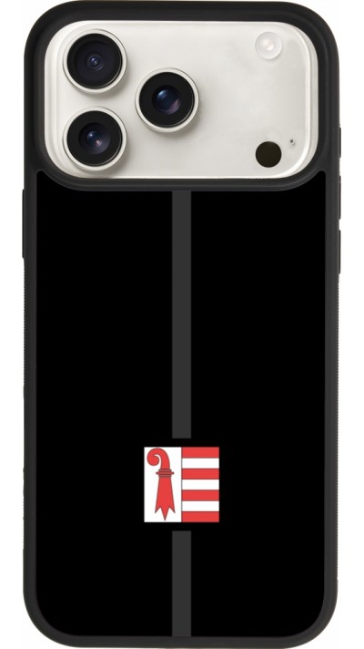 iPhone 17 Pro Max Case Hülle - Silikon schwarz Kanton JU schwarz