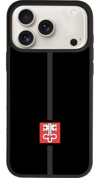 iPhone 17 Pro Max Case Hülle - Silikon schwarz Kanton NW schwarz