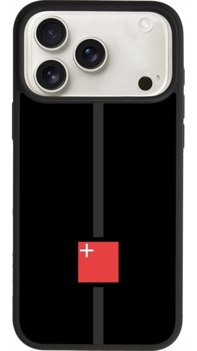 iPhone 17 Pro Max Case Hülle - Silikon schwarz Kanton SZ schwarz