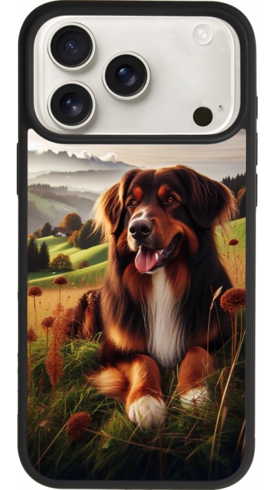 iPhone 17 Pro Max Case Hülle - Silikon schwarz Hund Land Schweiz
