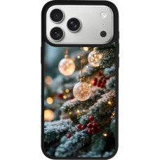 Coque iPhone 17 Pro Max - Silicone rigide noir Christmas 25 Xmas Decorated Tree