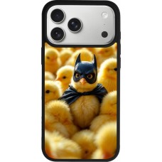 iPhone 17 Pro Max Case Hülle - Silikon schwarz Easter 2026 Chicken Batman