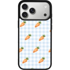 iPhone 17 Pro Max Case Hülle - Silikon schwarz Easter 2026 Pattern carrots
