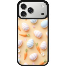 iPhone 17 Pro Max Case Hülle - Silikon schwarz Easter 2026 Pattern Easter