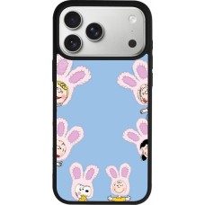 iPhone 17 Pro Max Case Hülle - Silikon schwarz Easter 2026 Snoopy