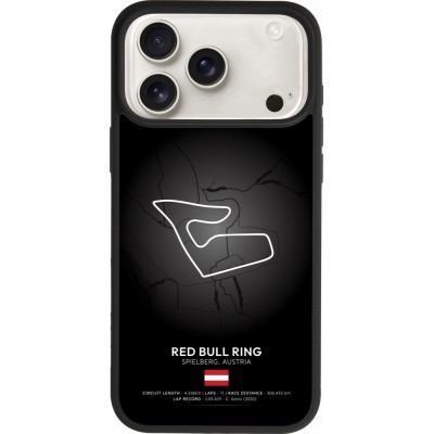 iPhone 17 Pro Max Case Hülle - Silikon schwarz F1 Track 2025 Austria