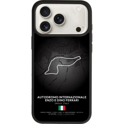 iPhone 17 Pro Max Case Hülle - Silikon schwarz F1 Track 2025 Emilia-Rogmana