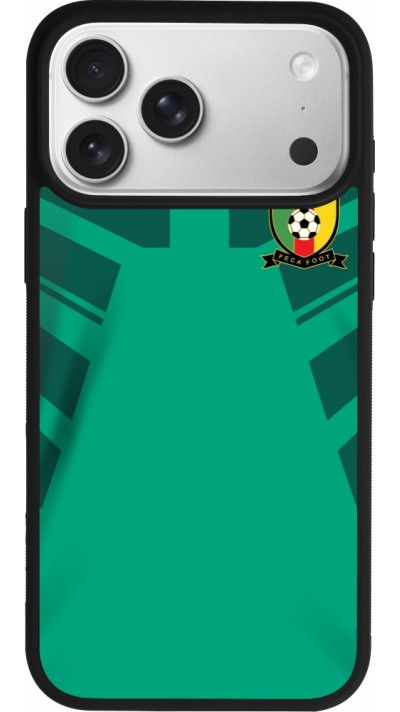 iPhone 17 Pro Max Case Hülle - Silikon schwarz Kamerun 2022 personalisierbares Fussballtrikot