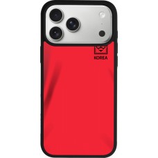 iPhone 17 Pro Max Case Hülle - Silikon schwarz Südkorea 2022 personalisierbares Fussballtrikot